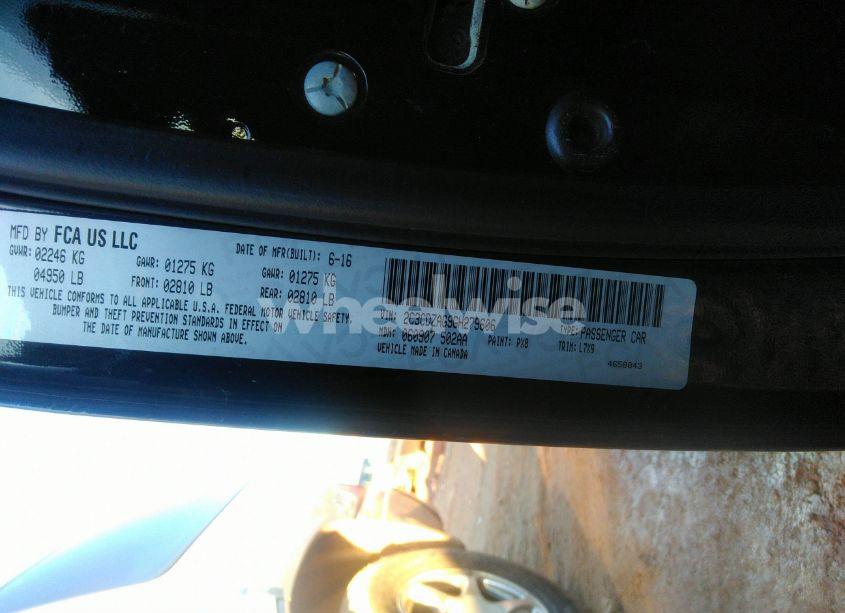 Photo 9 of 2016 Dodge Challenger SXT (VIN 2C3CDZAG9GH279606)