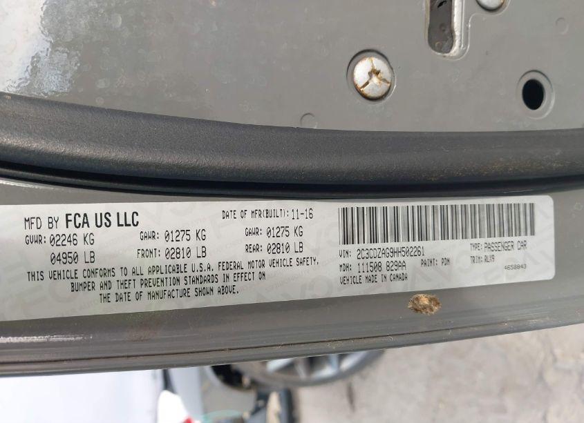 Photo 9 of 2017 Dodge Challenger SXT PLUS (VIN 2C3CDZAG9HH502261)