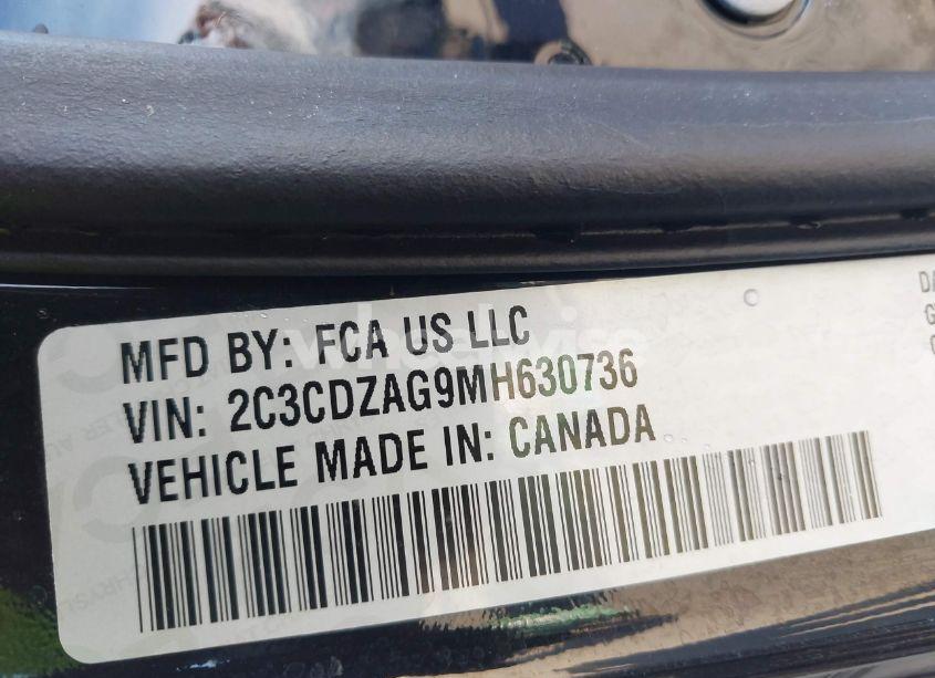 Photo 9 of 2021 Dodge Challenger SXT (VIN 2C3CDZAG9MH630736)