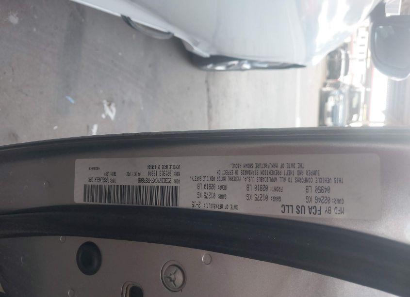 Photo 9 of 2015 Dodge Challenger SXT (VIN 2C3CDZAGXFH787808)