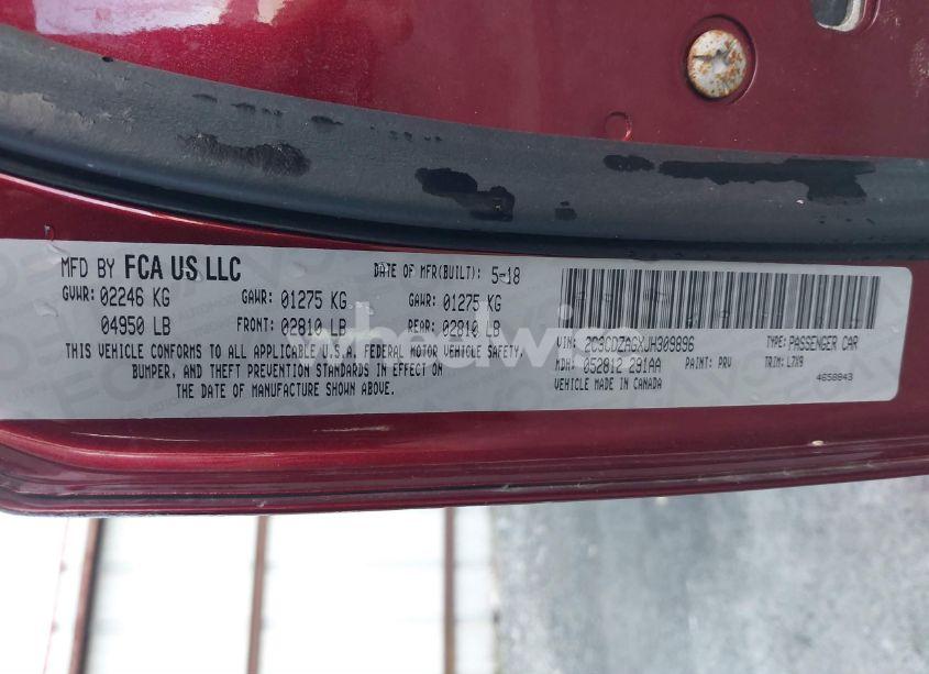 Photo 9 of 2018 Dodge Challenger SXT (VIN 2C3CDZAGXJH309896)