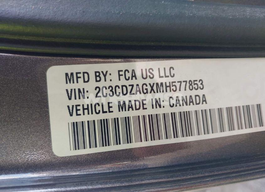 Photo 9 of 2021 Dodge Challenger SXT (VIN 2C3CDZAGXMH577853)