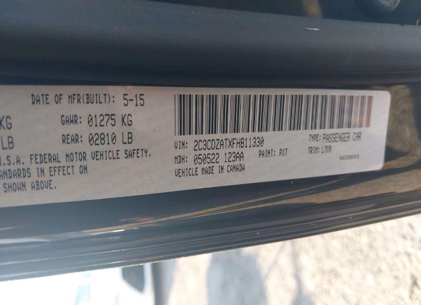 Photo 9 of 2015 Dodge Challenger R/T (VIN 2C3CDZATXFH811330)