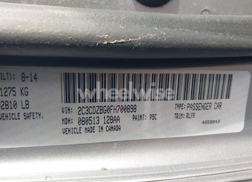 Photo 9 of 2015 Dodge Challenger SXT PLUS (VIN 2C3CDZBG0FH700898)