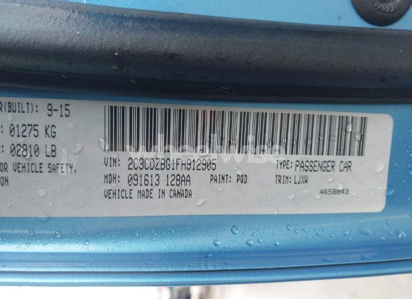 Photo 9 of 2015 Dodge Challenger SXT PLUS (VIN 2C3CDZBG1FH912905)