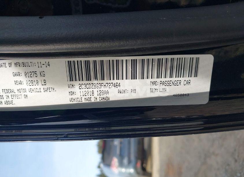 Photo 9 of 2015 Dodge Challenger SXT PLUS (VIN 2C3CDZBG3FH727464)