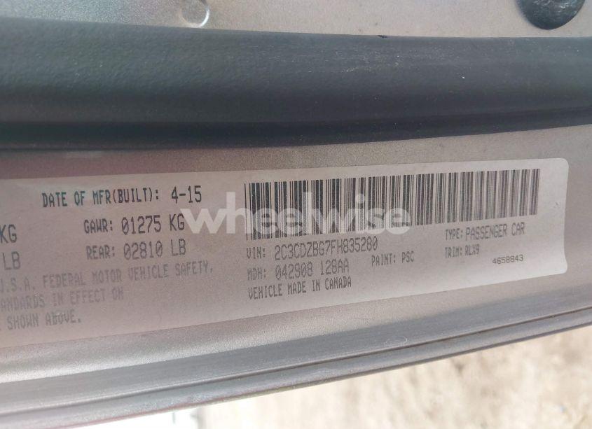 Photo 9 of 2015 Dodge Challenger SXT PLUS (VIN 2C3CDZBG7FH835280)