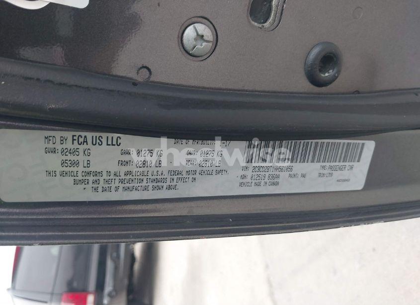 Photo 9 of 2017 Dodge Challenger R/T (VIN 2C3CDZBT1HH561056)