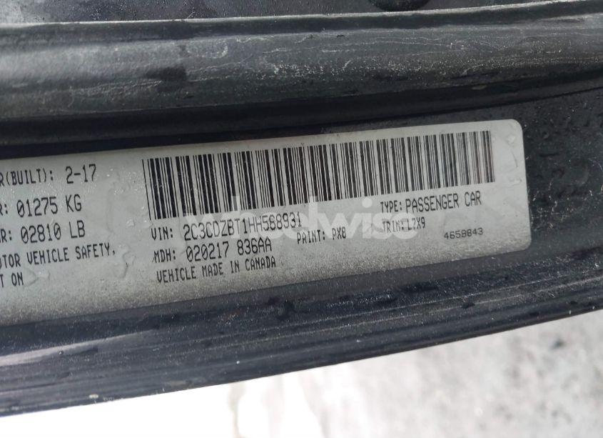 Photo 9 of 2017 Dodge Challenger R/T (VIN 2C3CDZBT1HH568931)