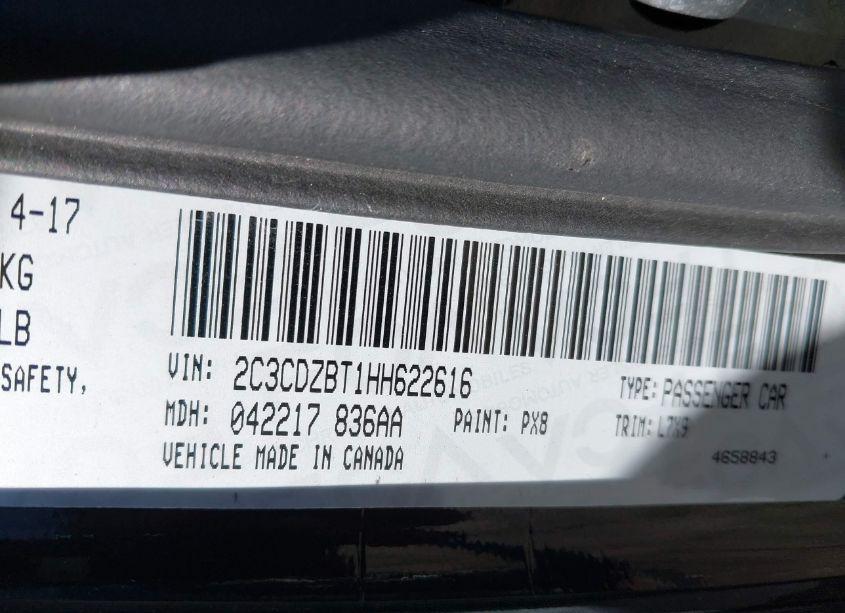 Photo 9 of 2017 Dodge Challenger R/T (VIN 2C3CDZBT1HH622616)