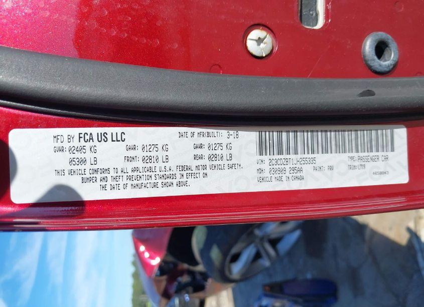 Photo 9 of 2018 Dodge Challenger R/T (VIN 2C3CDZBT1JH255335)