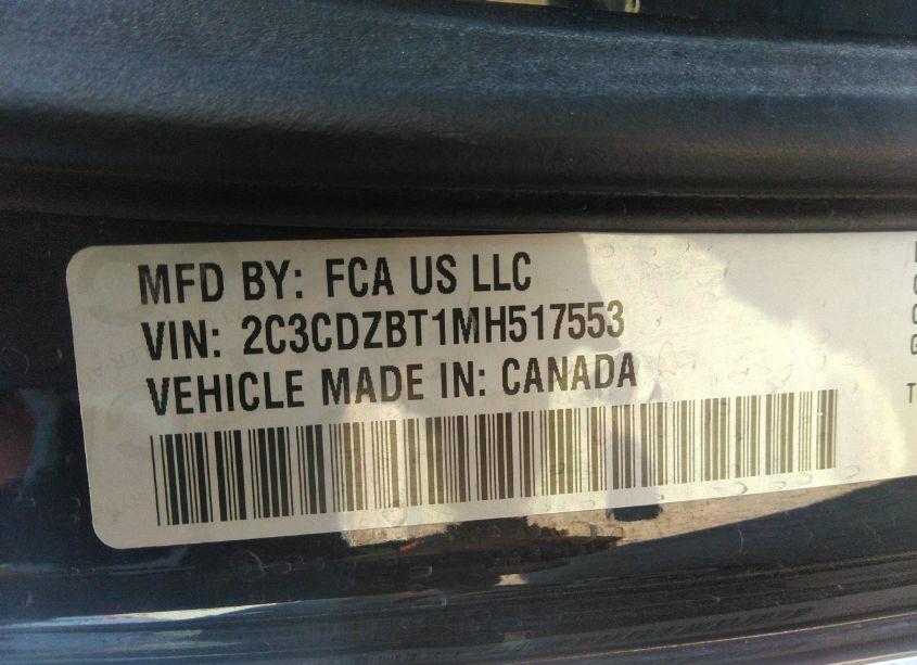 Photo 9 of 2021 Dodge Challenger R/T (VIN 2C3CDZBT1MH517553)