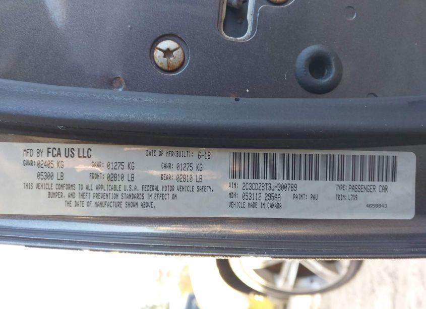 Photo 9 of 2018 Dodge Challenger R/T (VIN 2C3CDZBT3JH300789)