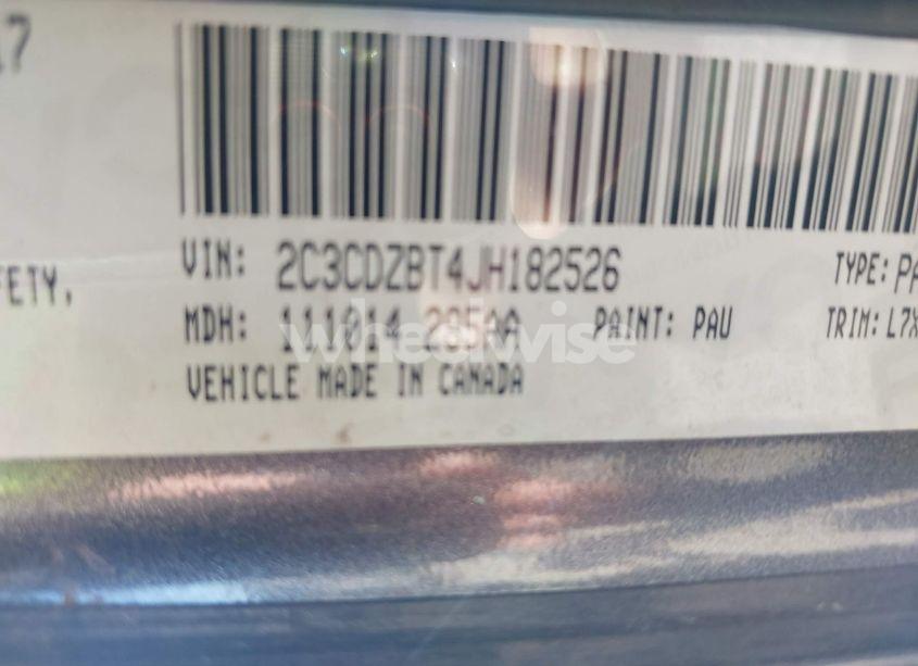 Photo 9 of 2018 Dodge Challenger R/T (VIN 2C3CDZBT4JH182526)