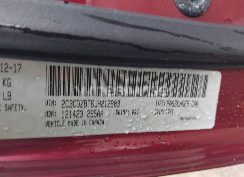 Photo 9 of 2018 Dodge Challenger R/T (VIN 2C3CDZBT6JH212903)