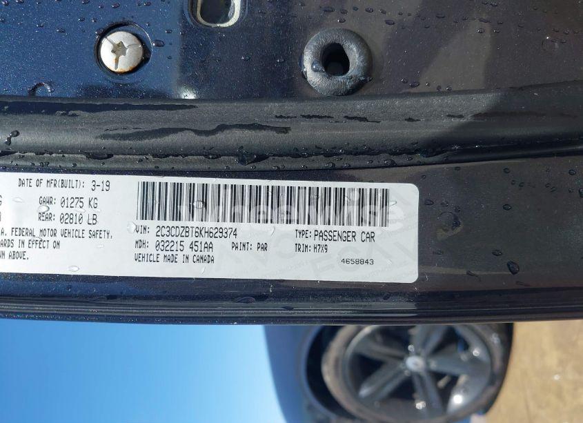 Photo 9 of 2019 Dodge Challenger R/T (VIN 2C3CDZBT6KH629374)