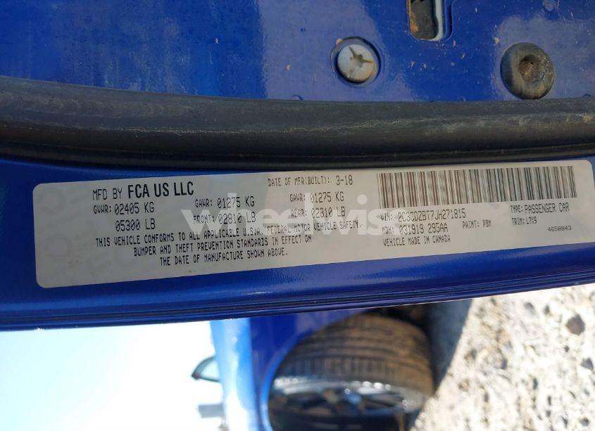 Photo 9 of 2018 Dodge Challenger R/T (VIN 2C3CDZBT7JH271815)