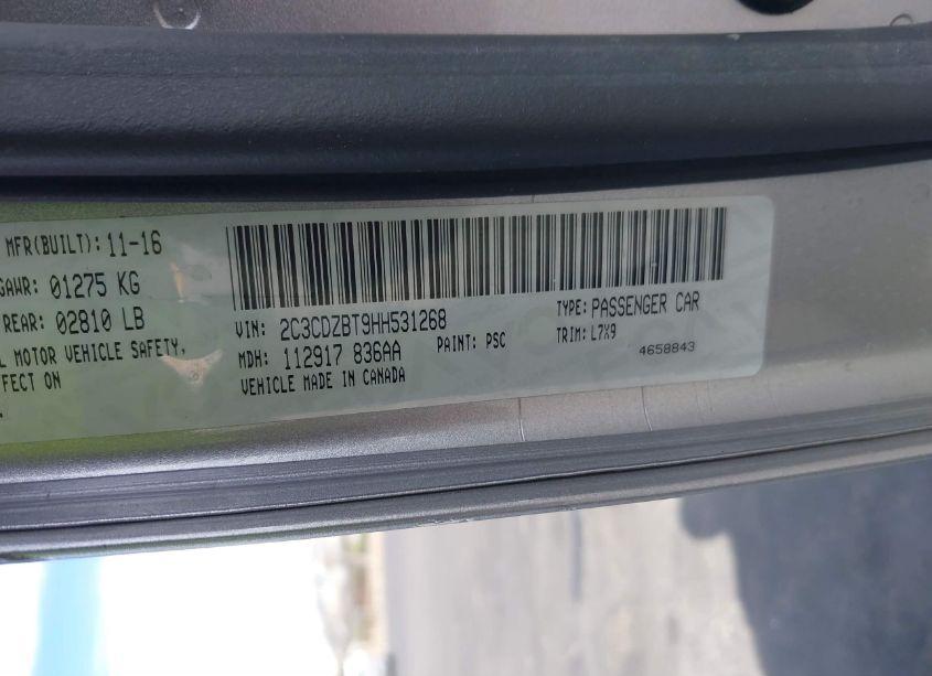 Photo 9 of 2017 Dodge Challenger R/T (VIN 2C3CDZBT9HH531268)