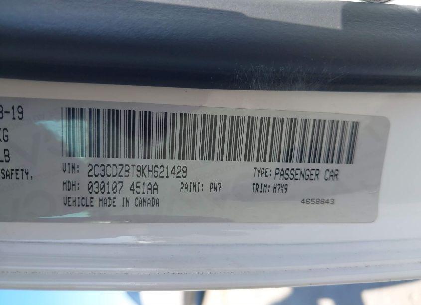 Photo 9 of 2019 Dodge Challenger R/T (VIN 2C3CDZBT9KH621429)