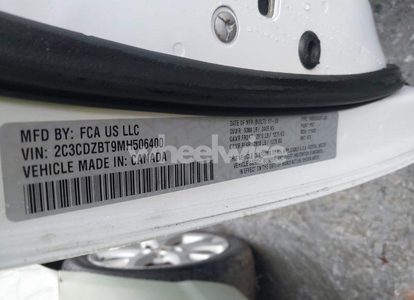 Photo 9 of 2021 Dodge Challenger R/T (VIN 2C3CDZBT9MH506400)