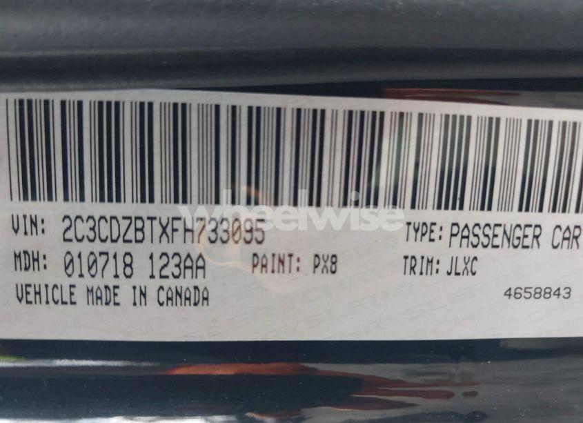 Photo 9 of 2015 Dodge Challenger R/T PLUS (VIN 2C3CDZBTXFH733095)