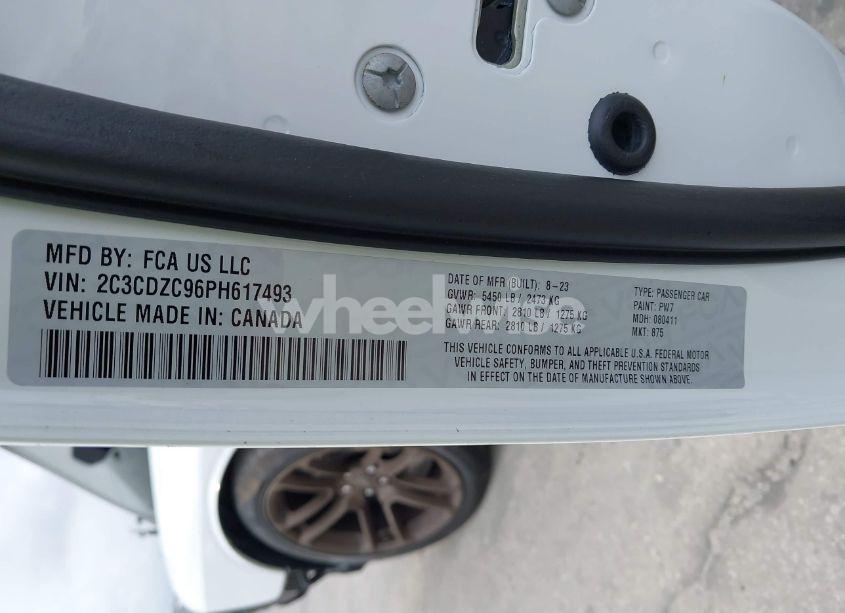 Photo 9 of 2023 Dodge Challenger SRT HELLCAT JAILBREAK (VIN 2C3CDZC96PH617493)