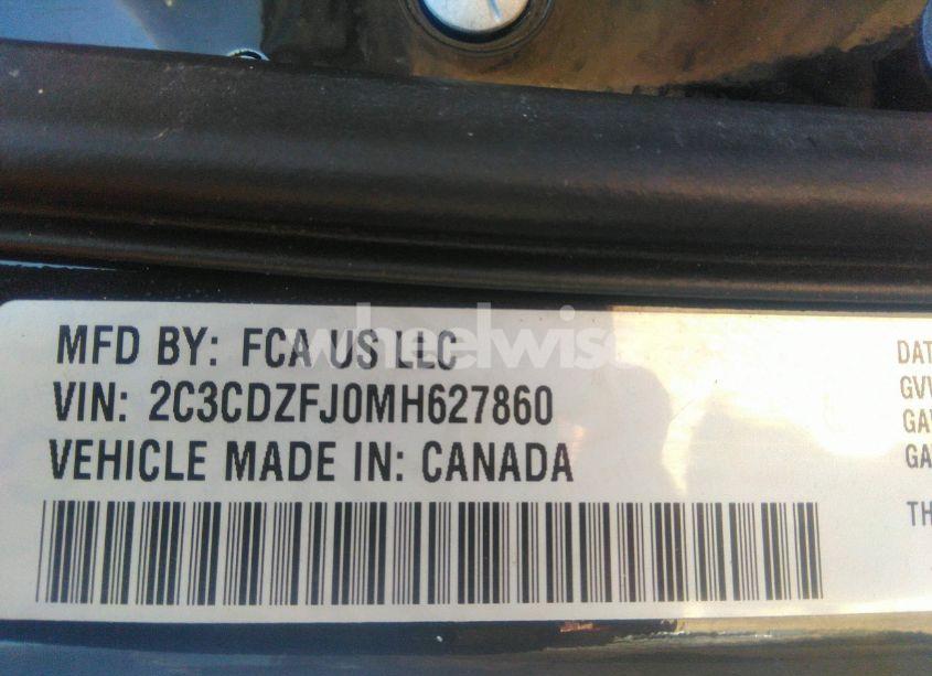 Photo 9 of 2021 Dodge Challenger R/T SCAT PACK (VIN 2C3CDZFJ0MH627860)