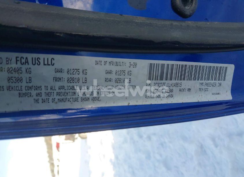 Photo 9 of 2020 Dodge Challenger R/T SCAT PACK WIDEBODY (VIN 2C3CDZFJ1LH148815)