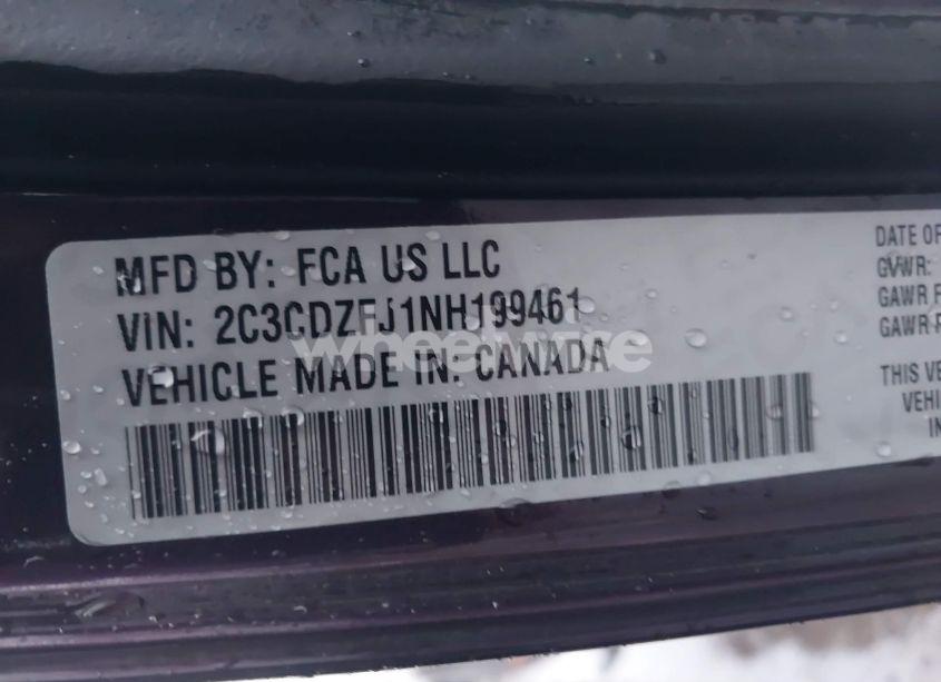 Photo 9 of 2022 Dodge Challenger R/T SCAT PACK WIDEBODY (VIN 2C3CDZFJ1NH199461)