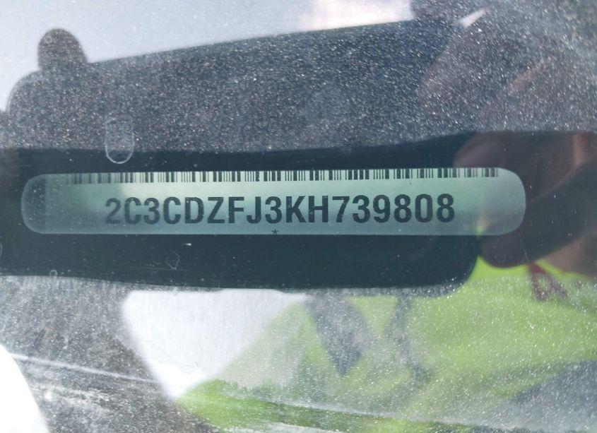 Photo 9 of 2019 Dodge Challenger R/T SCAT PACK (VIN 2C3CDZFJ3KH739808)