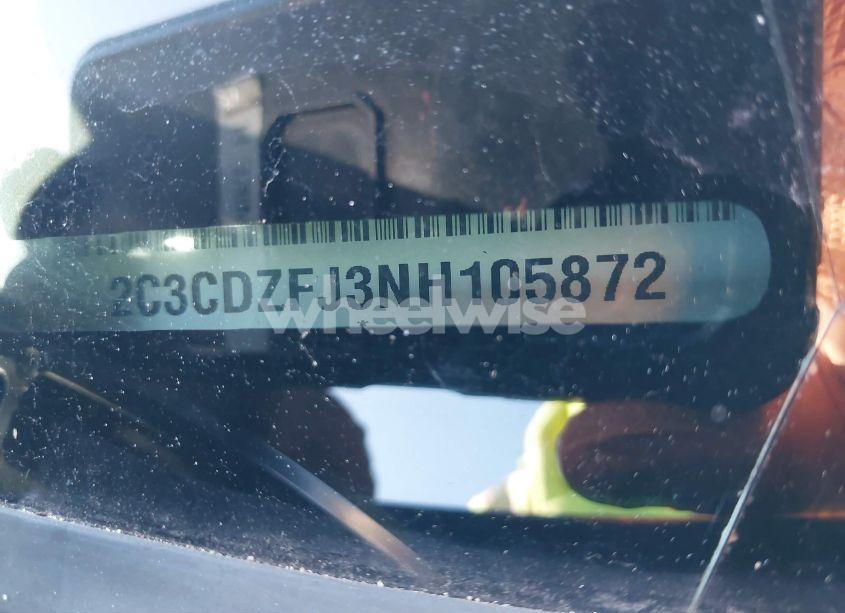 Photo 9 of 2022 Dodge Challenger R/T SCAT PACK (VIN 2C3CDZFJ3NH105872)