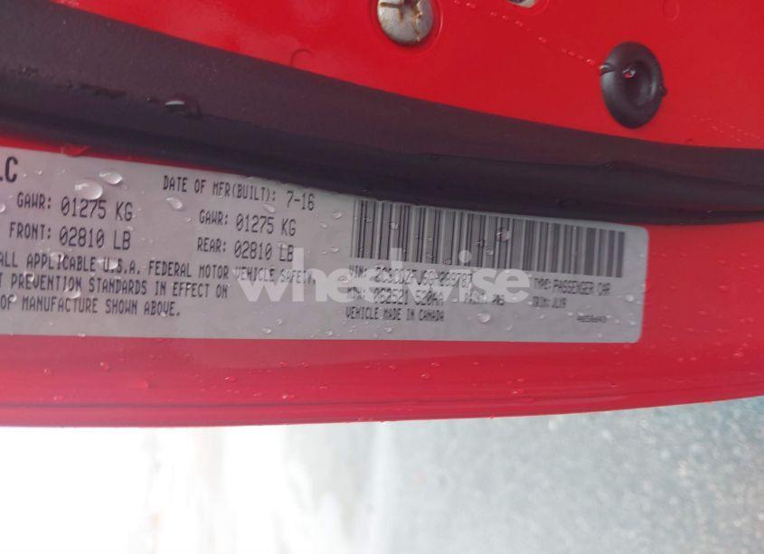 Photo 9 of 2016 Dodge Challenger R/T SCAT PACK (VIN 2C3CDZFJ6GH289787)