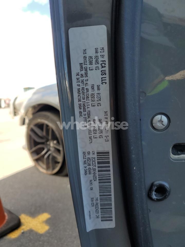 Photo 12 of 2019 DODGE CHALLENGER R/T SCAT PACK (VIN 2C3CDZFJ6KH642554)