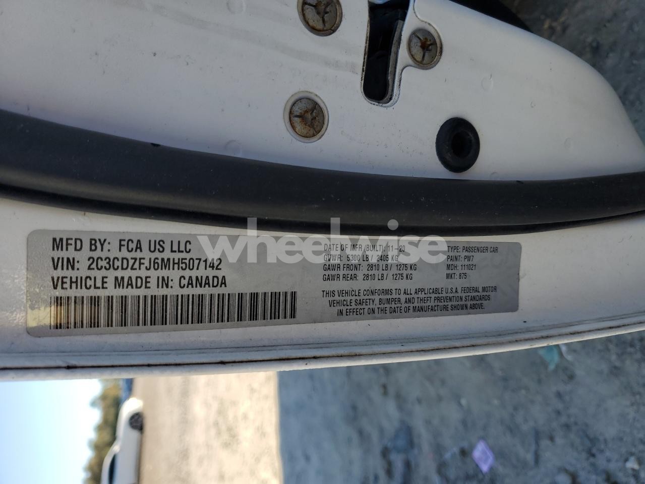 Photo 13 of 2021 DODGE CHALLENGER R/T SCAT PACK (VIN 2C3CDZFJ6MH507142)