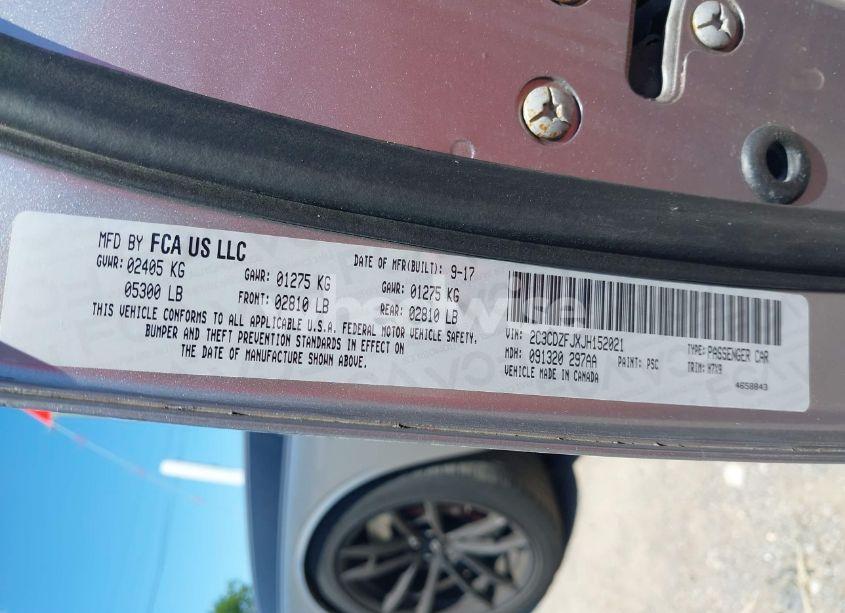 Photo 9 of 2018 Dodge Challenger R/T 392 (VIN 2C3CDZFJXJH152021)