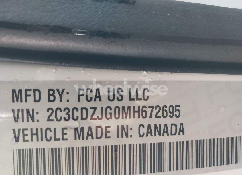 Photo 9 of 2021 Dodge Challenger GT (VIN 2C3CDZJG0MH672695)