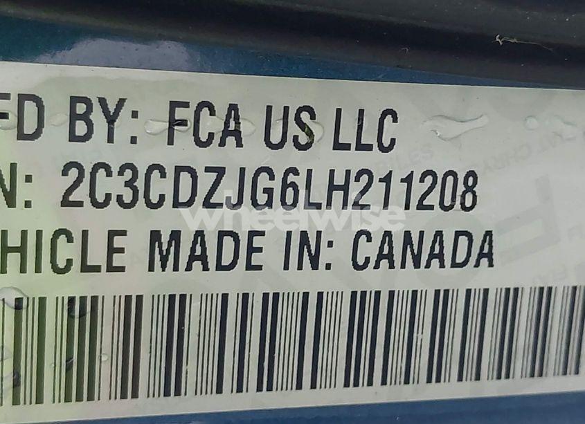 Photo 9 of 2020 Dodge Challenger GT (VIN 2C3CDZJG6LH211208)