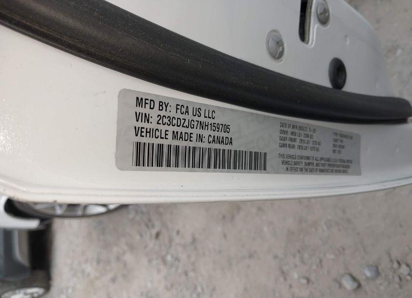 Photo 9 of 2022 Dodge Challenger GT (VIN 2C3CDZJG7NH159705)