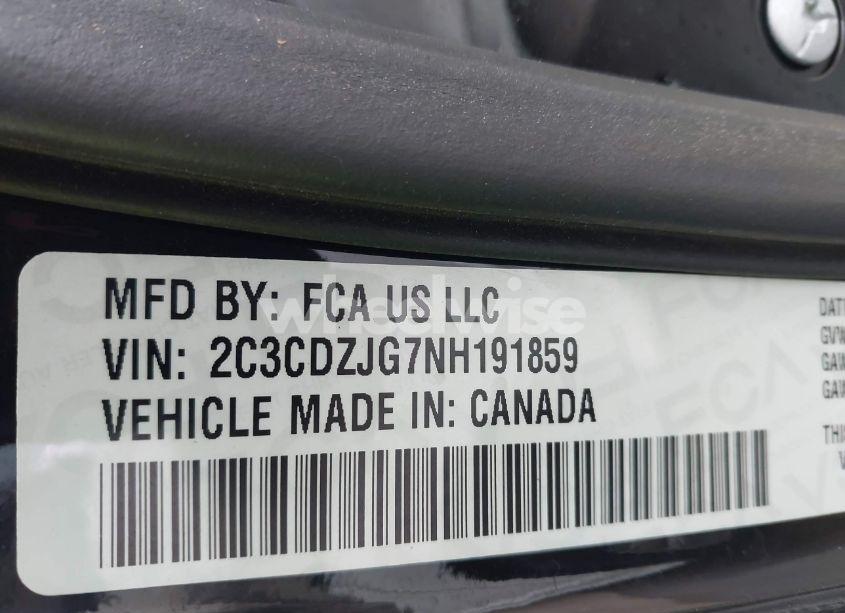 Photo 9 of 2022 Dodge Challenger GT (VIN 2C3CDZJG7NH191859)