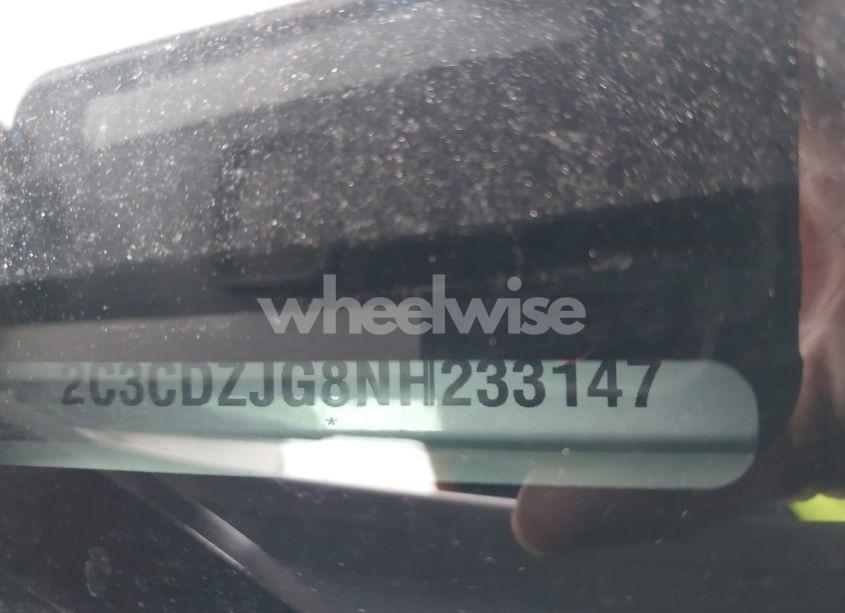 Photo 9 of 2022 Dodge Challenger GT (VIN 2C3CDZJG8NH233147)