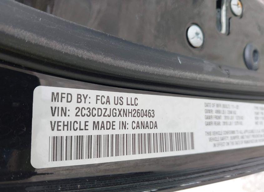 Photo 9 of 2022 Dodge Challenger GT (VIN 2C3CDZJGXNH260463)