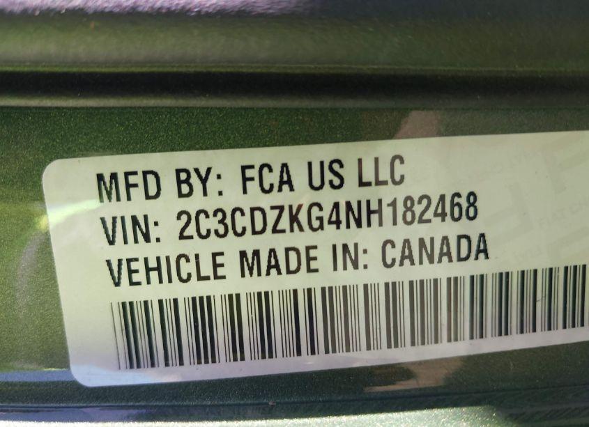 Photo 9 of 2022 Dodge Challenger GT AWD (VIN 2C3CDZKG4NH182468)