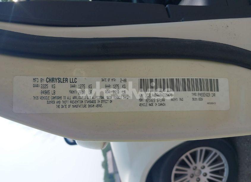 Photo 9 of 2008 Chrysler 300 LX (VIN 2C3LA43R48H225478)
