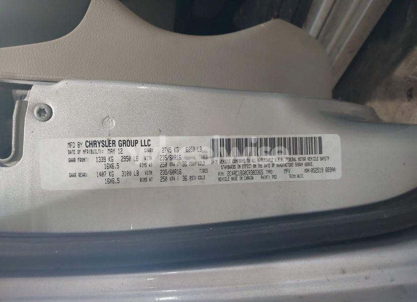 Photo 9 of 2012 Chrysler Town & COUNTRY TOURING (VIN 2C4RC1BG0CR383365)