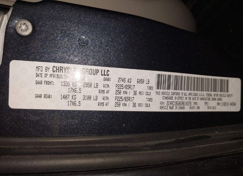 Photo 9 of 2013 Chrysler Town & COUNTRY TOURING (VIN 2C4RC1BG0DR610376)