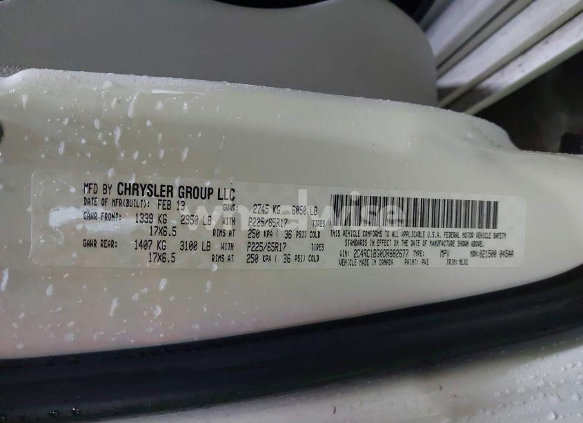 Photo 9 of 2013 Chrysler Town & COUNTRY TOURING (VIN 2C4RC1BG0DR682677)