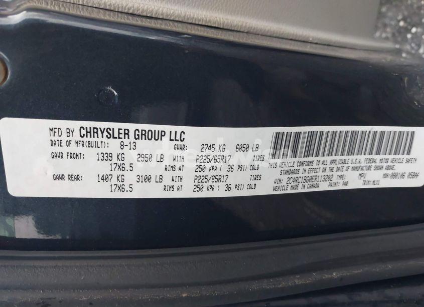 Photo 9 of 2014 Chrysler Town & COUNTRY TOURING (VIN 2C4RC1BG0ER113202)