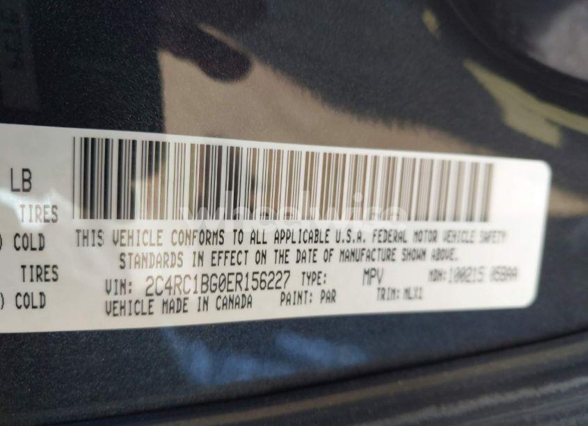 Photo 9 of 2014 Chrysler Town & COUNTRY TOURING (VIN 2C4RC1BG0ER156227)