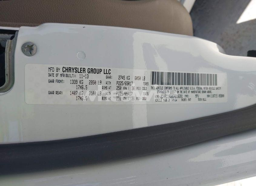 Photo 9 of 2014 Chrysler Town & COUNTRY TOURING (VIN 2C4RC1BG0ER216281)