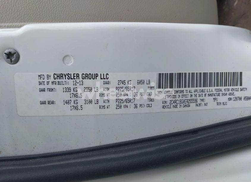 Photo 9 of 2014 Chrysler Town & COUNTRY TOURING (VIN 2C4RC1BG0ER255596)